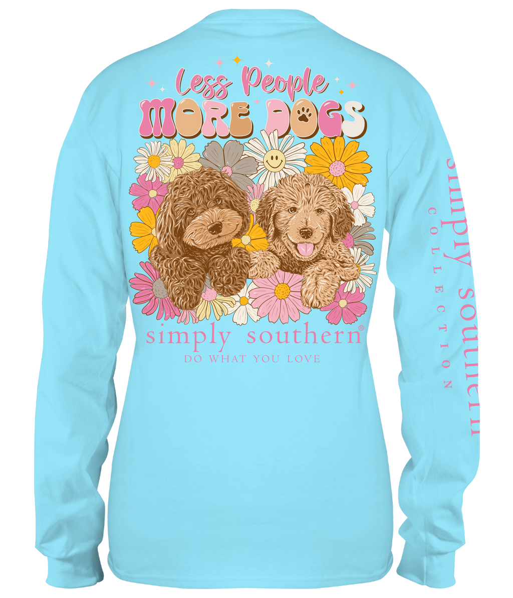 More Dogs Long Sleeve Simply Southern Tee