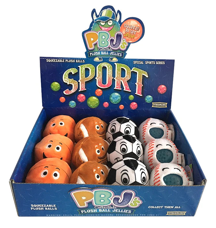 Sports PBJ's Plush Ball Jellies