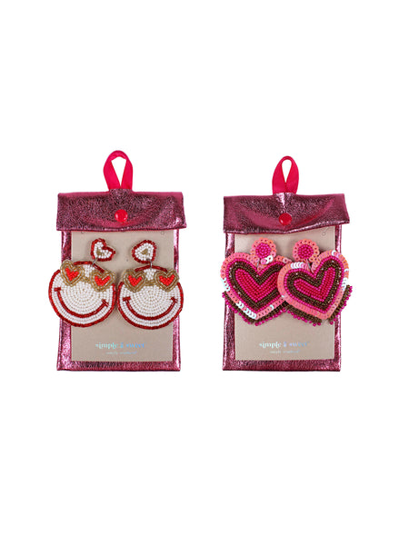 Simply Southern Valentines Earrings Heart