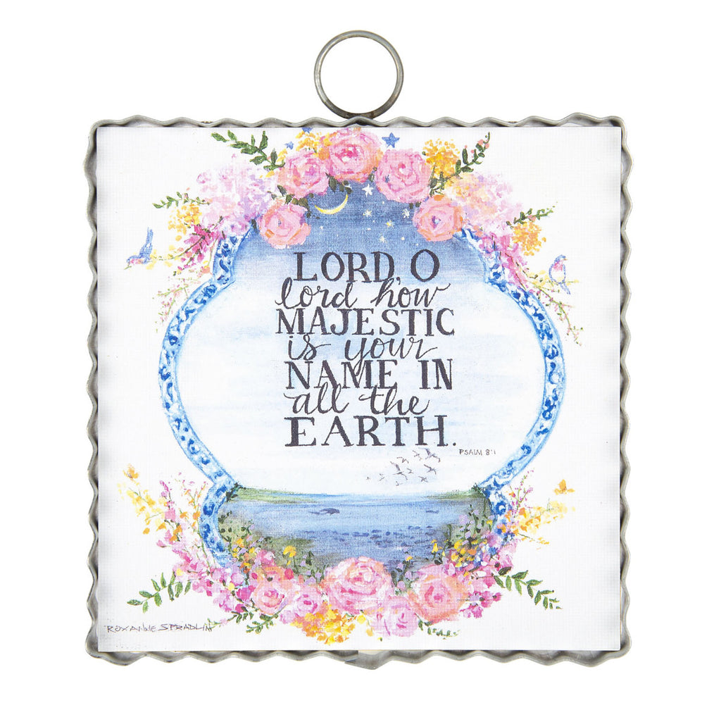 Roundtop Collection Mini Gallery Psalm 8:1 Print
