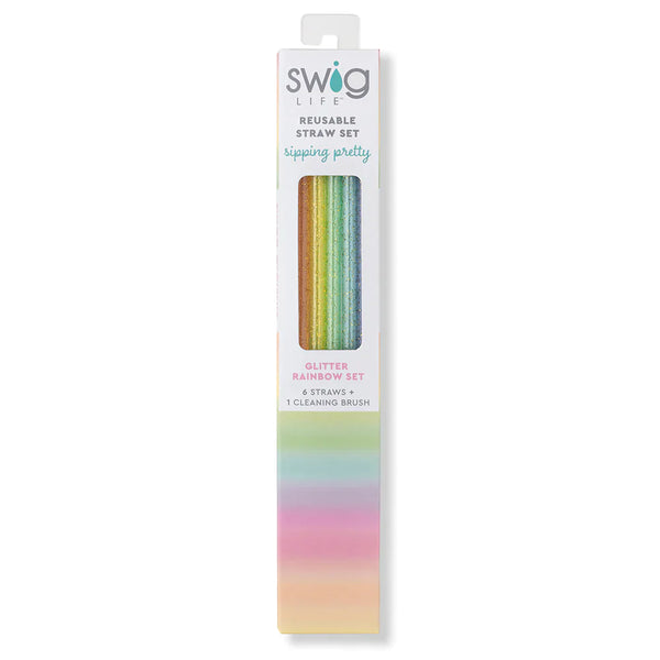 SWIG {SWIRLED PEACE} Rainbow Tie Dye Skinny Insulated Stainless