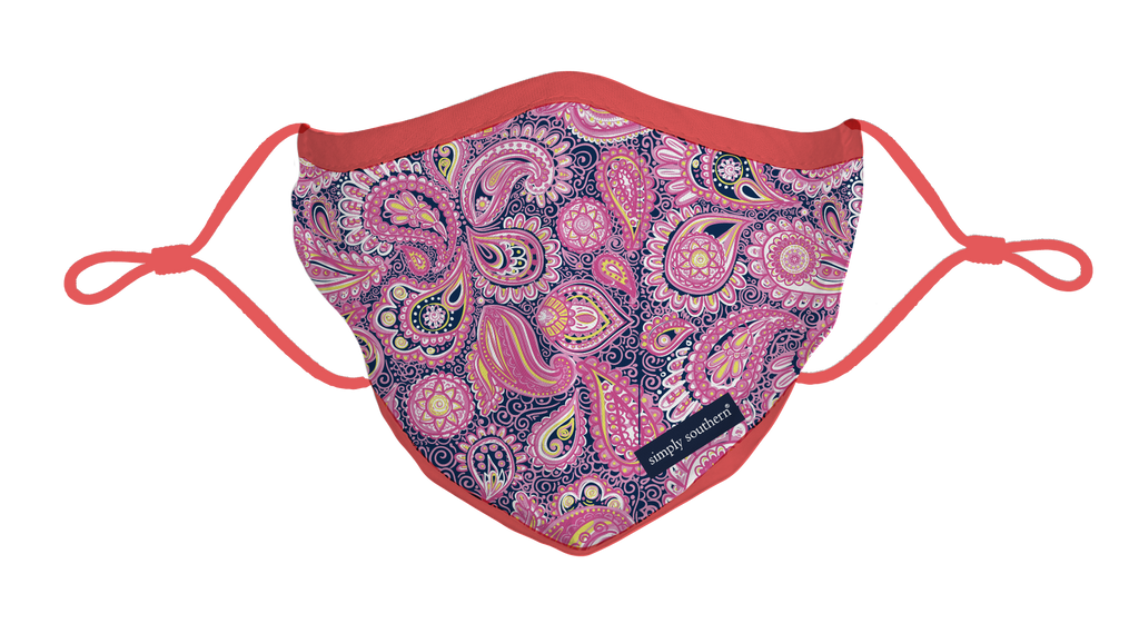 Simply Southern Paisley Adult Face Mask
