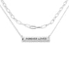 Loving Memories Silver Layer Necklace