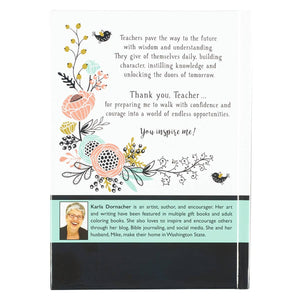 Heart of a Teacher Padded Hardcover Book