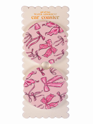 Bow Simply Southern Car Coaster Set