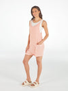 Coral Simply Southern Knit Romper