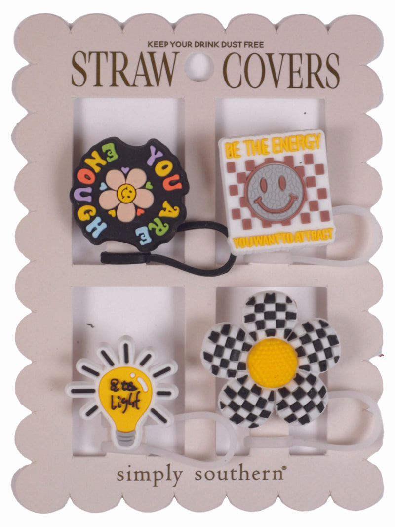 Light Simply Southern Straw Topper Set