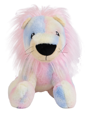 Tie Dye Lion Simply Southern Tracking Plushie