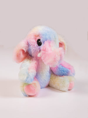 Tie Dye Elephant Simply Southern Tracking Plushie