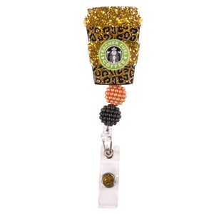 Brown Leopard Coffee Simply Southern Badge Reel – PB&J Archdale