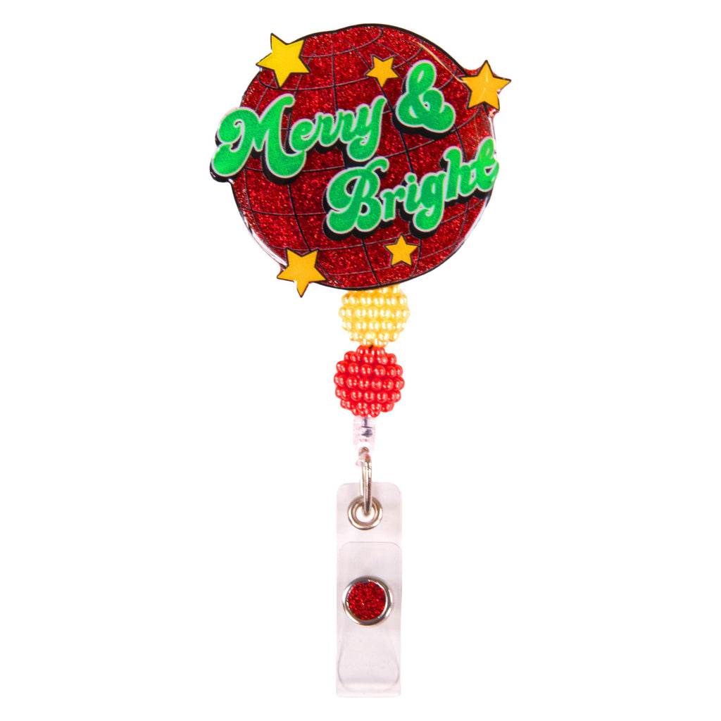 Merry Simply Southern Holiday Badge Reel