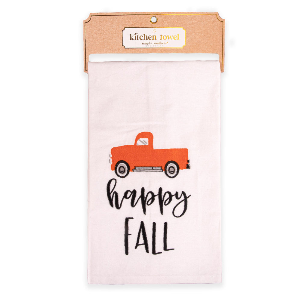Happy Fall Simply Southern Kitchen Towel