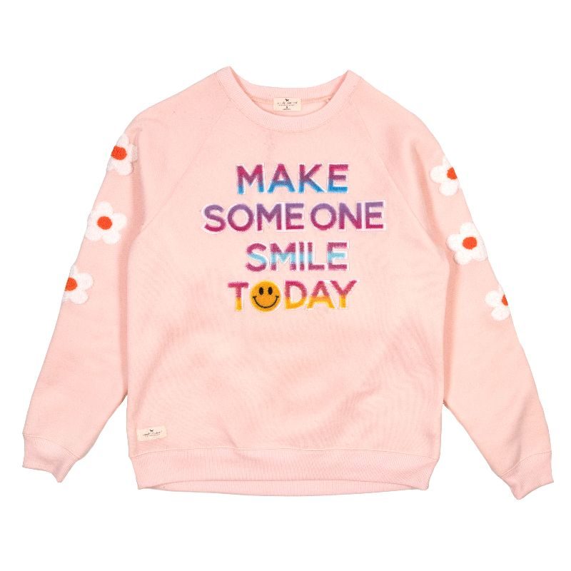 Simply Southern Smile Sparkle Crew Pullover