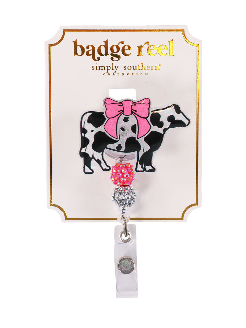 Black Cow Simply Southern Holiday Badge Reel