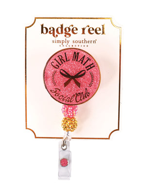 Girl Math Simply Southern Holiday Badge Reel