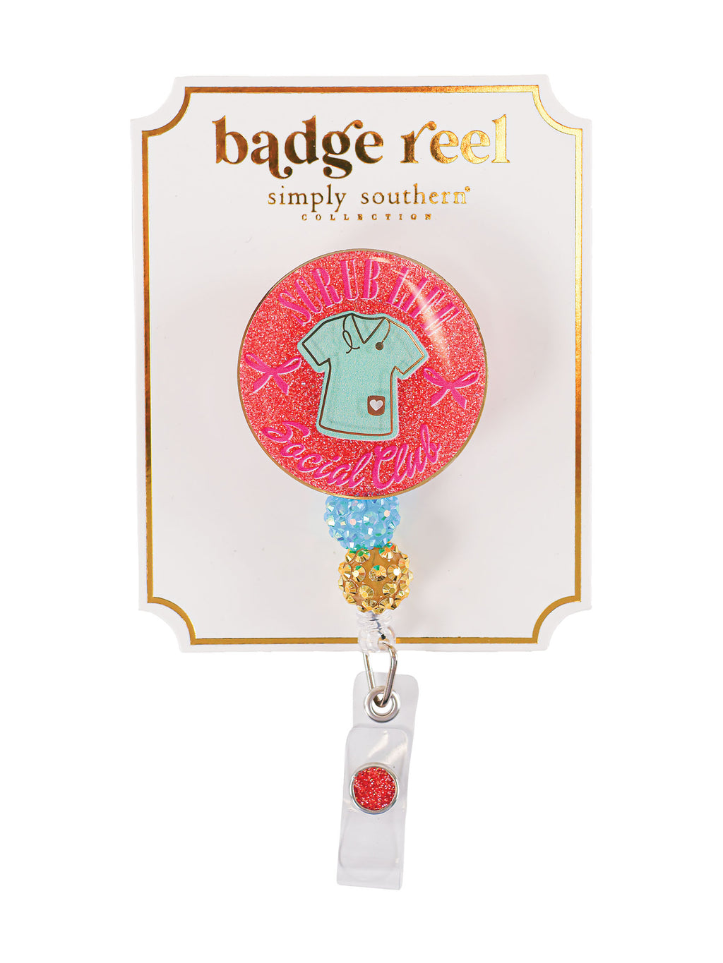 Scrub Simply Southern Holiday Badge Reel