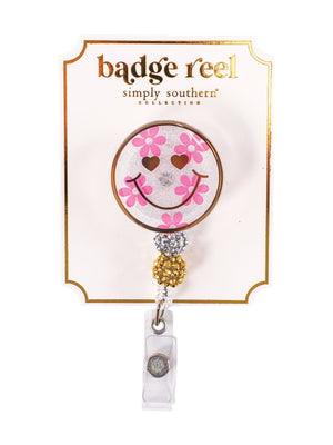 Smiley Simply Southern Holiday Badge Reel