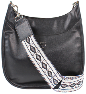 Black Simply Southern Satchel Bag