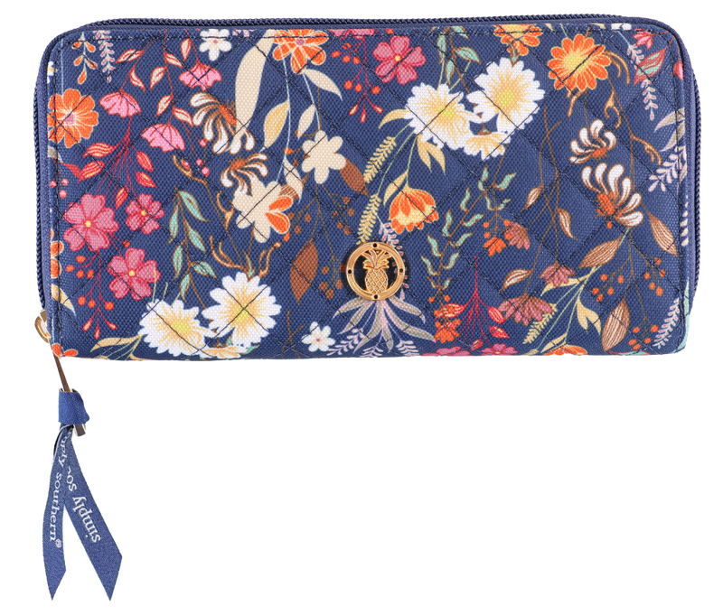 Navy Field Simply Southern Phone Wallet