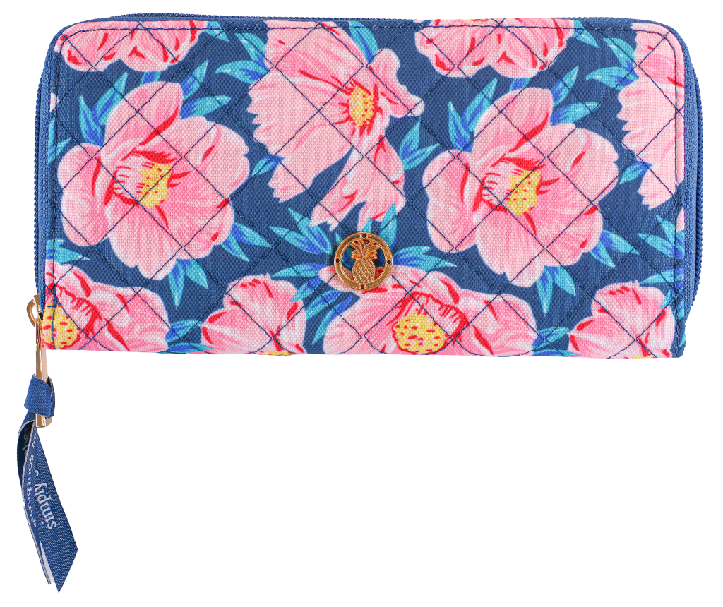 Pink Blooms Simply Southern Phone Wallet