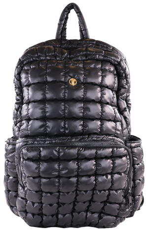 Black Simply Southern Puff Backpack Bag