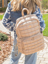 Mocha Simply Southern Puff Backpack Bag