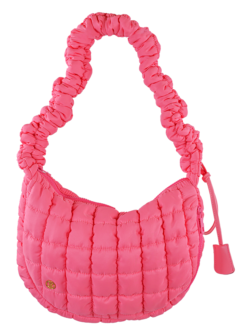 Pink Simply Southern Puff Shoulder Bag