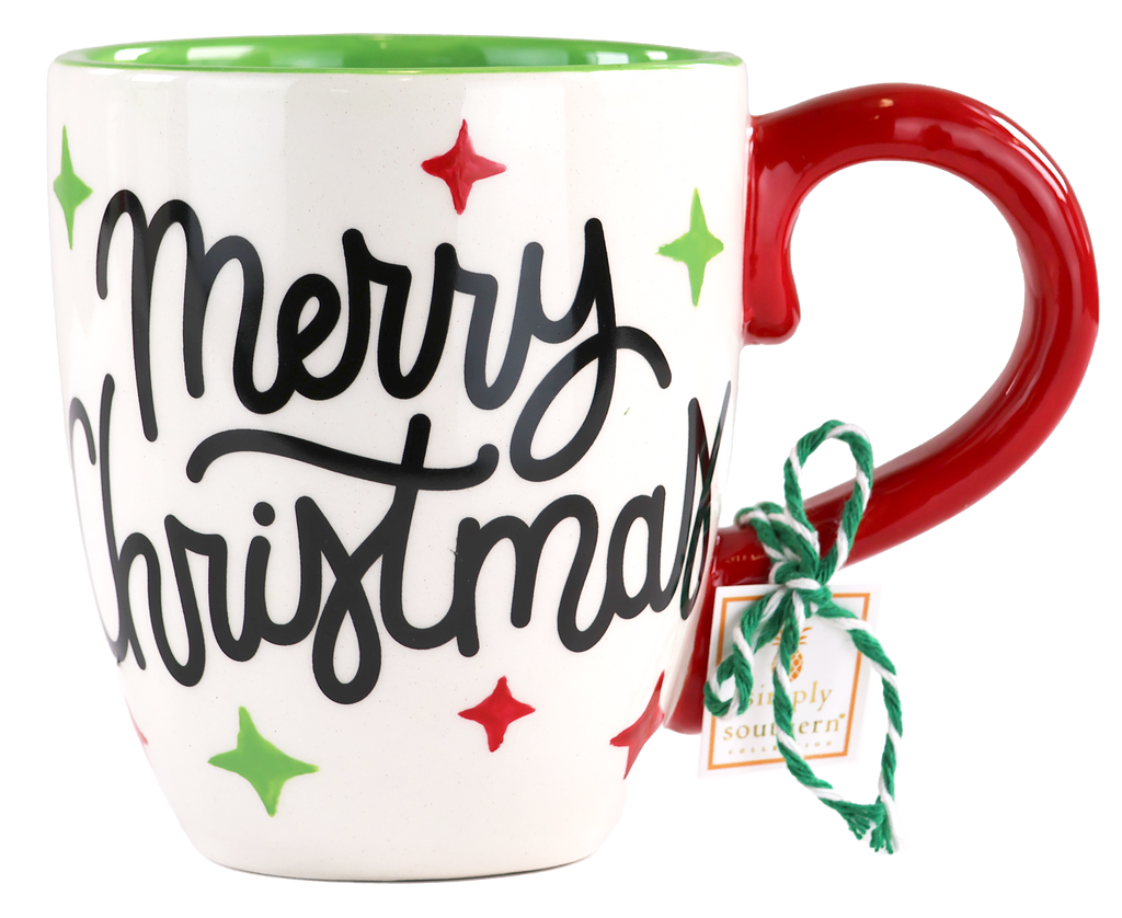 Merry Christmas Simply Southern Ceramic Mug