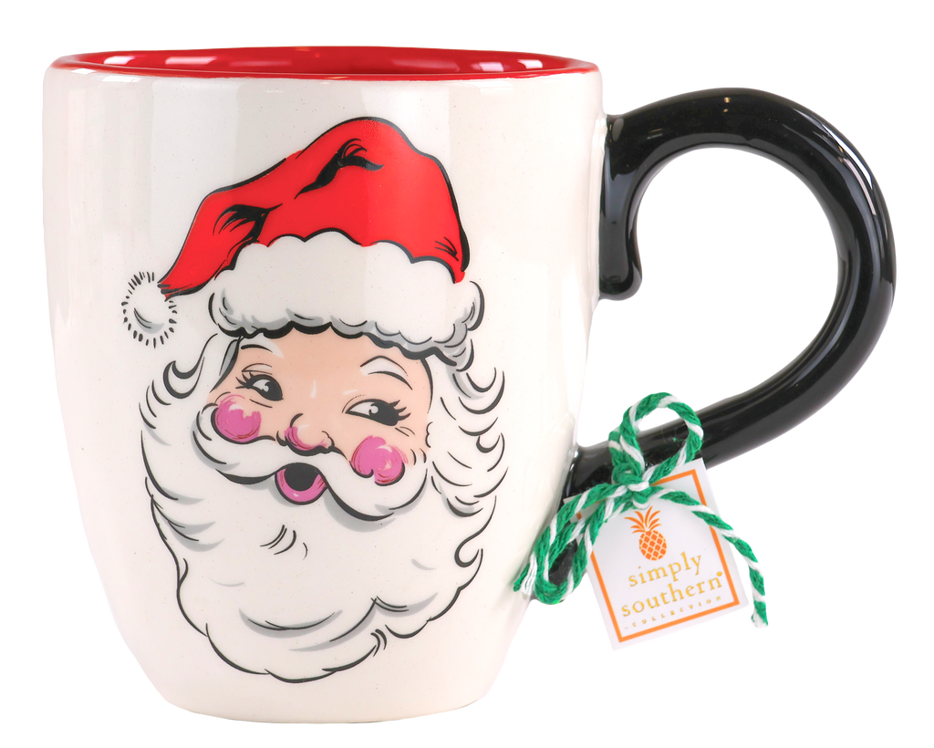 Santa Simply Southern Ceramic Mug