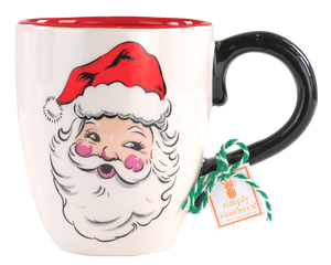 Santa Simply Southern Ceramic Mug