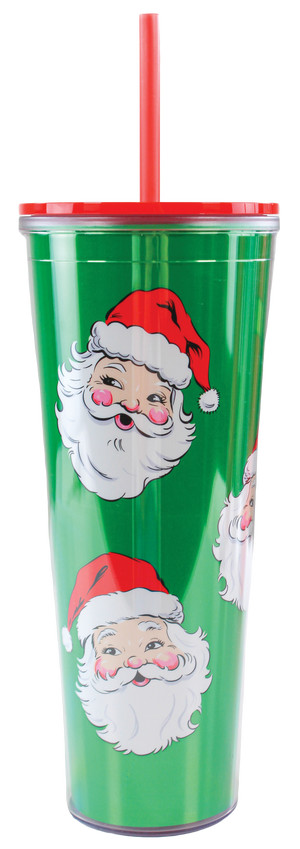 Santa Simply Southern 26 Oz Tumbler