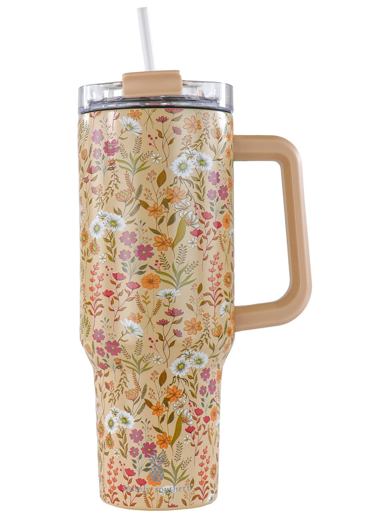 Tan Field Simply Southern 40 Oz Tumbler