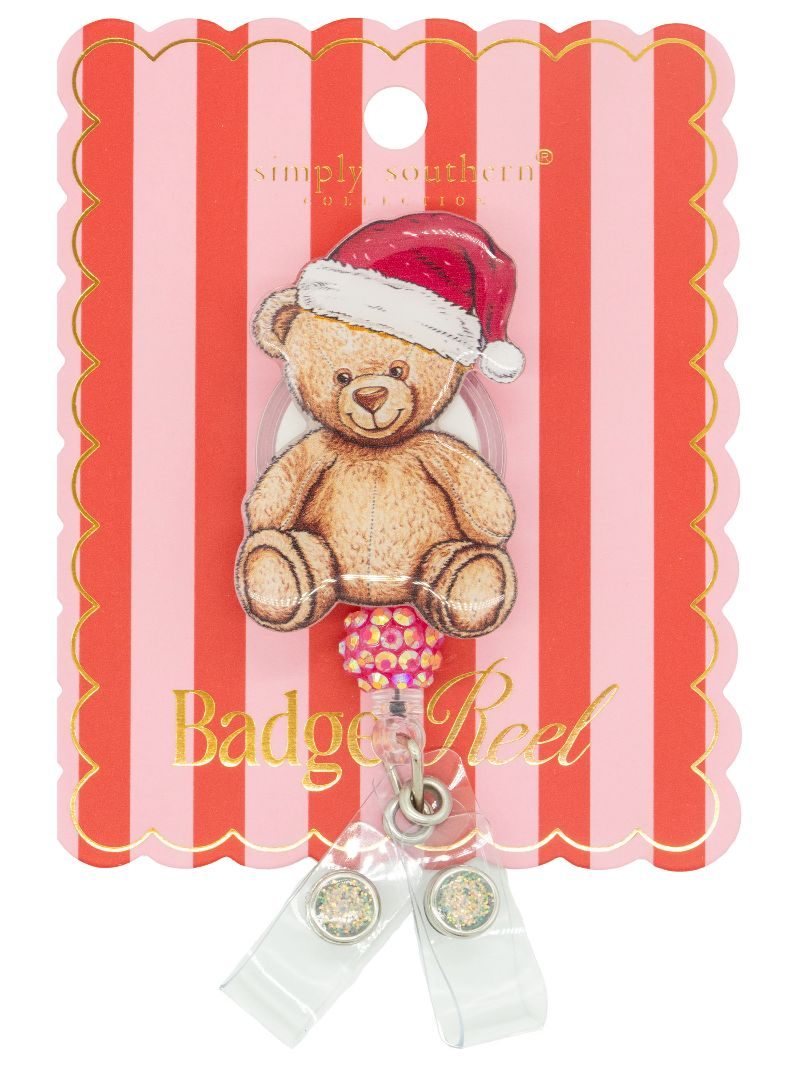 Bear Simply Southern Holiday Badge Reel