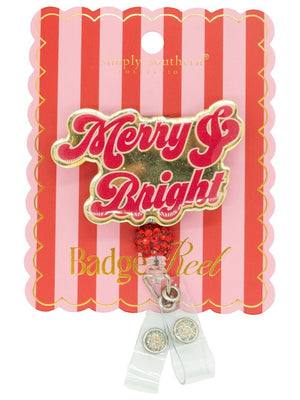 Merry & Bright Simply Southern Holiday Badge Reel
