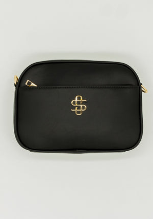 Black Ibza Simply Southern Leather Crossbody Bag