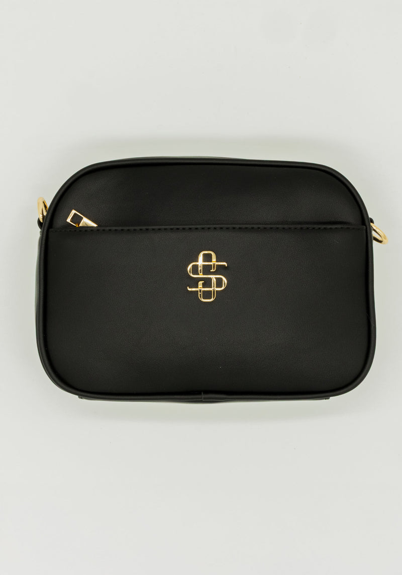 Black Ibza Simply Southern Leather Crossbody Bag