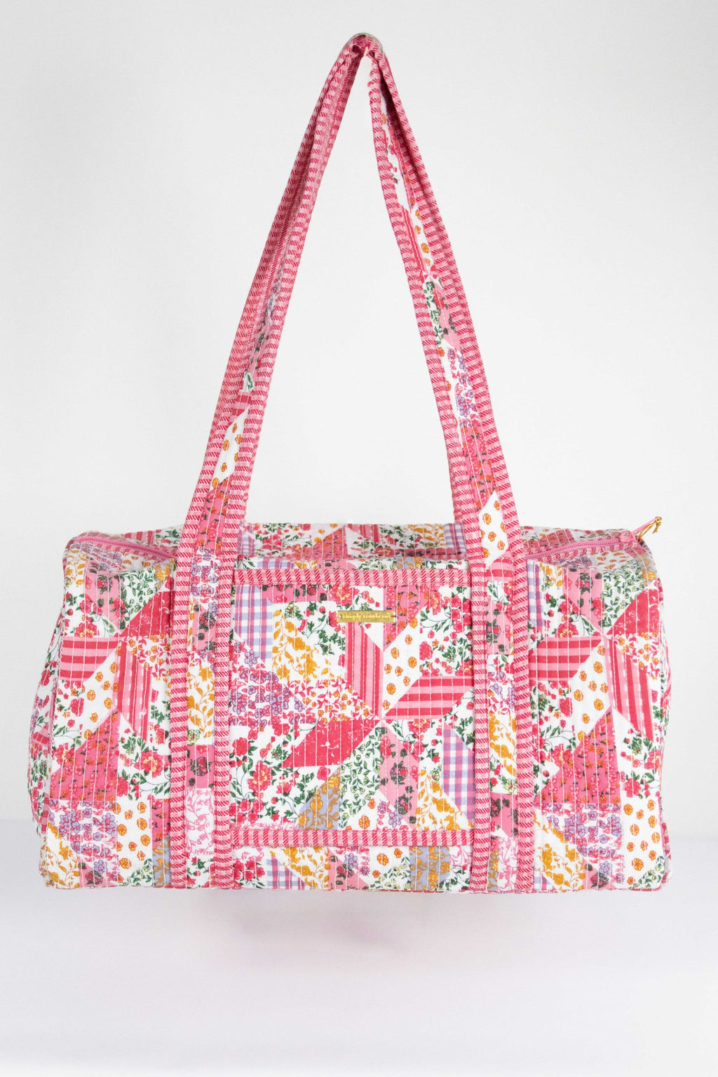 Multi Floral Quilted Simply Southern Duffle Bag