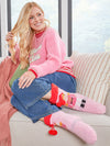 Nutcracker Simply Southern Holiday Fuzzy Camper Socks