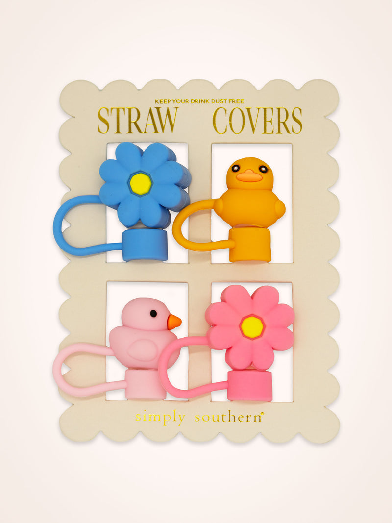 Duck Simply Southern Straw Topper Set
