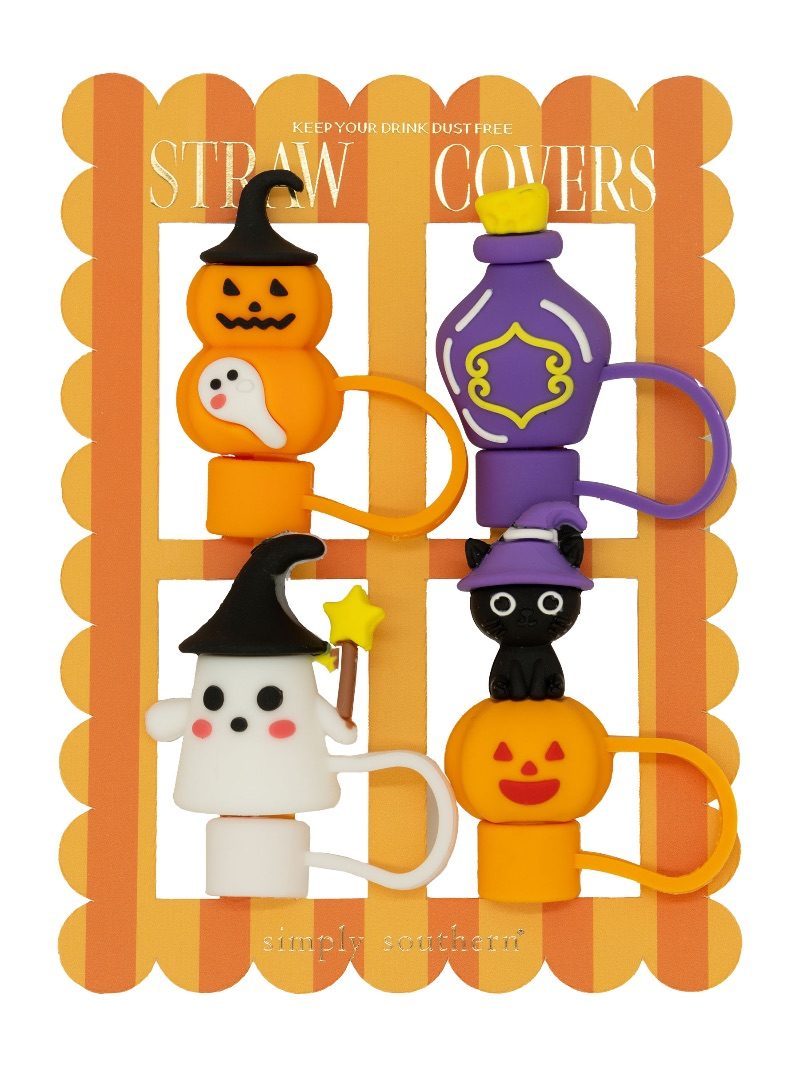 Pumpkin Fall Simply Southern Straw Topper Set