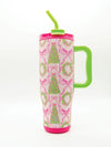 Christmas Trees Holiday Simply Southern 40 oz Tumbler