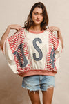 Freedom Stitch Patchwork Top