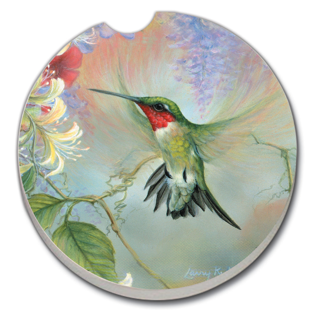 Feathered Friends Car Coaster