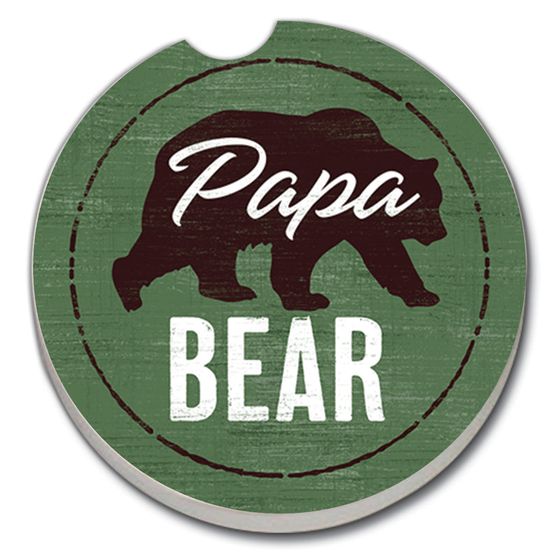 Papa Bear Car Coaster