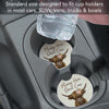 Messy Hair Cow Car Coaster