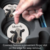 Moo-dy Cow Car Coaster