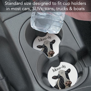 Moo-dy Cow Car Coaster