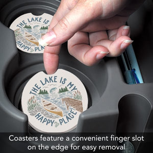 Lakeside Days Car Coaster