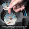 Snowman Family Car Coaster