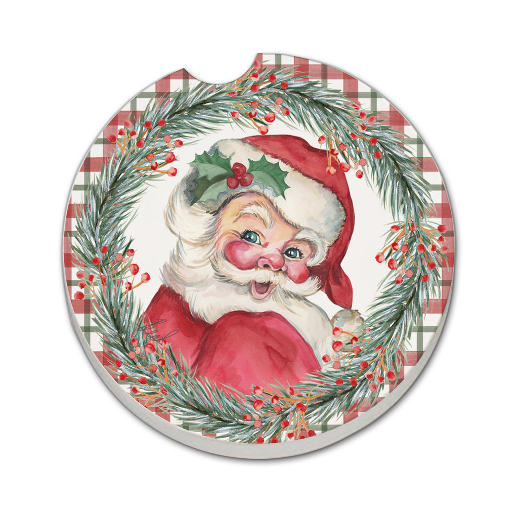 Vintage Snowman Car Coaster